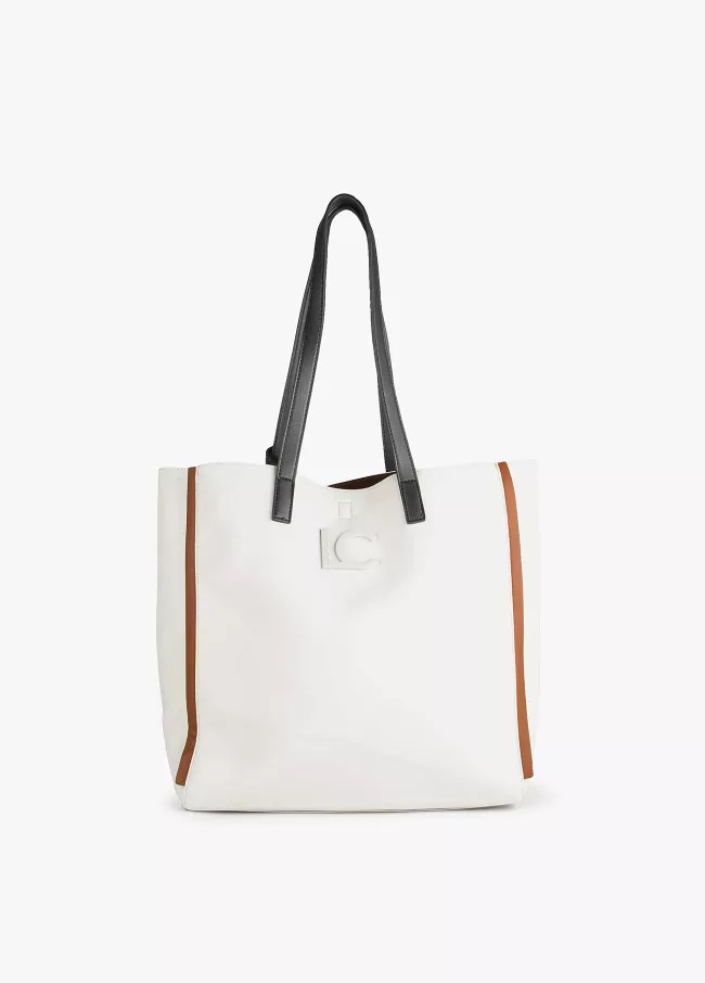 Bolso shopper vivo contraste