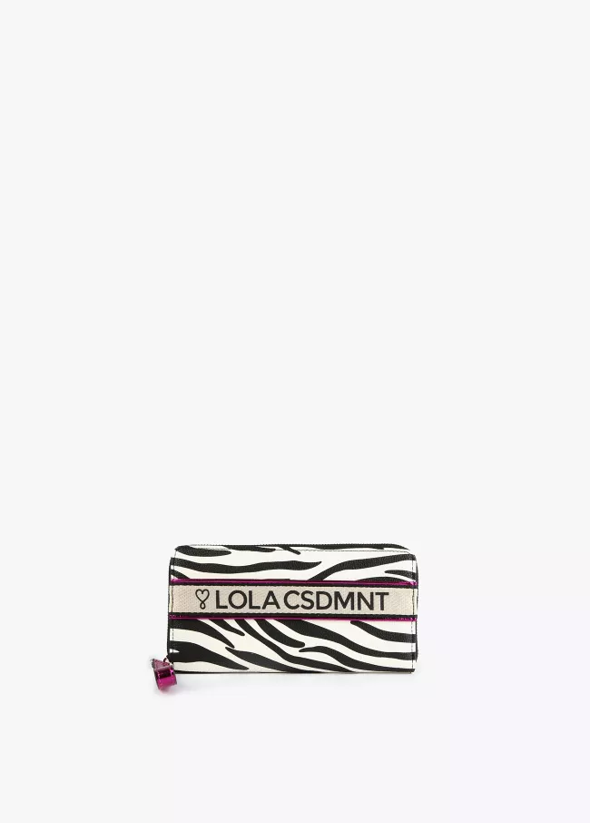 Zebra print wallet