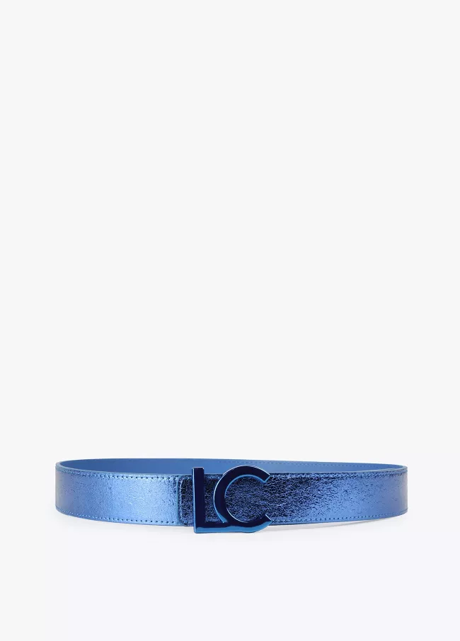 Reversible metallic belt