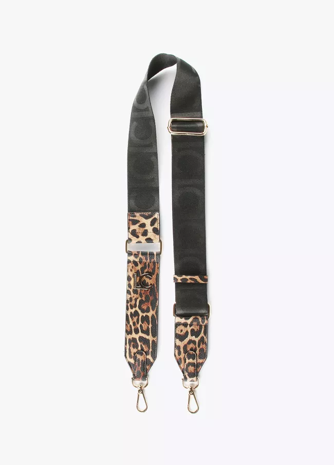 Alça bolso animal print.