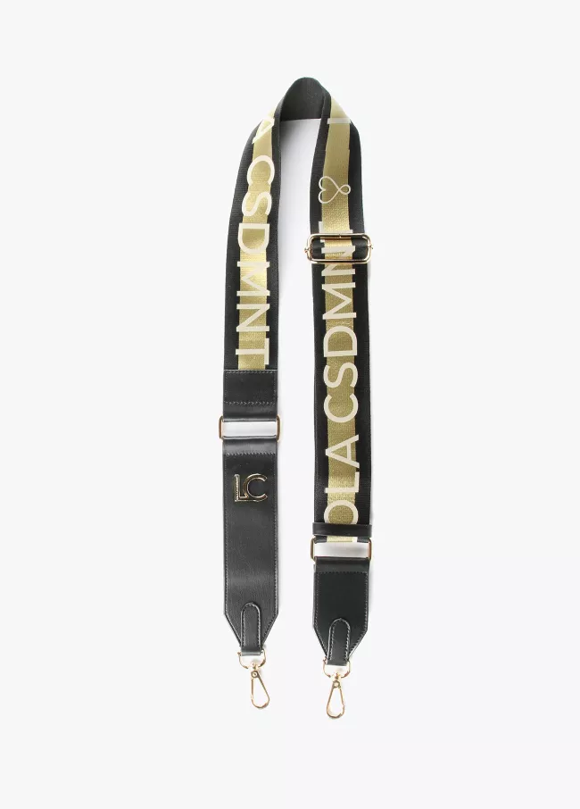 Taschenriemen mit einer Logo-Streifen-Ko