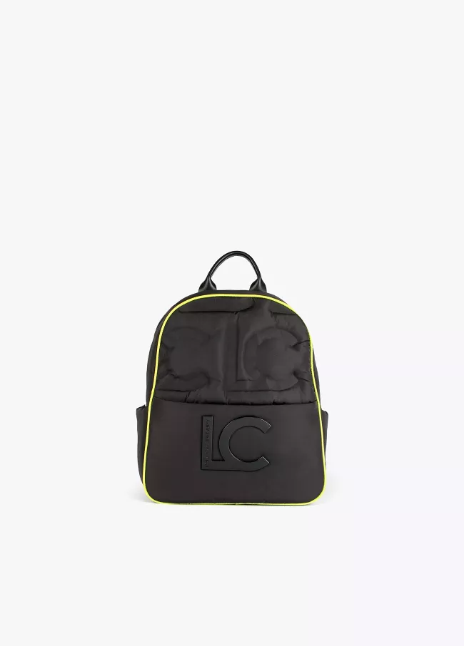 Sac à dos décor logo et fluo
