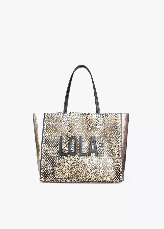 Shopper animal print troquelado