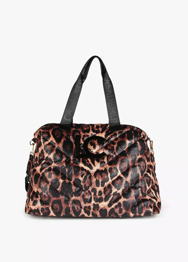 Weekender mit Animal Print