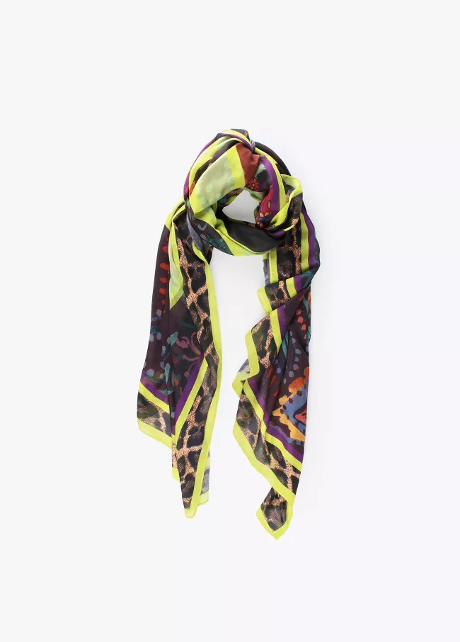Paisley print shawl