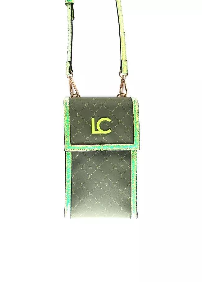 Monogrammed mobile phone bag