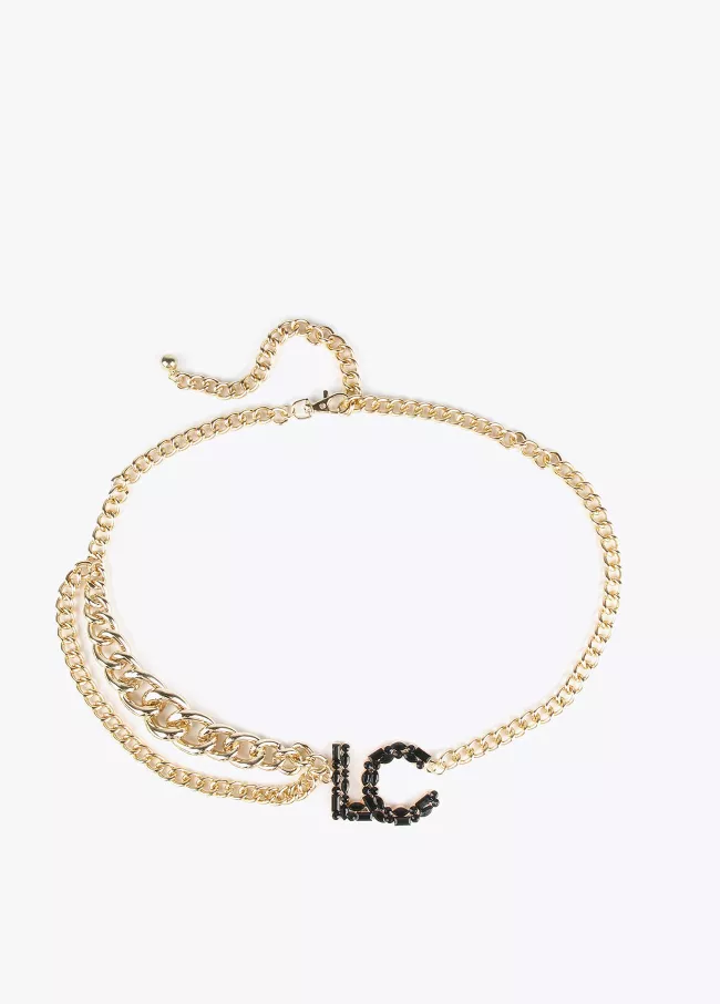 Ceinture chaîne LC pierres