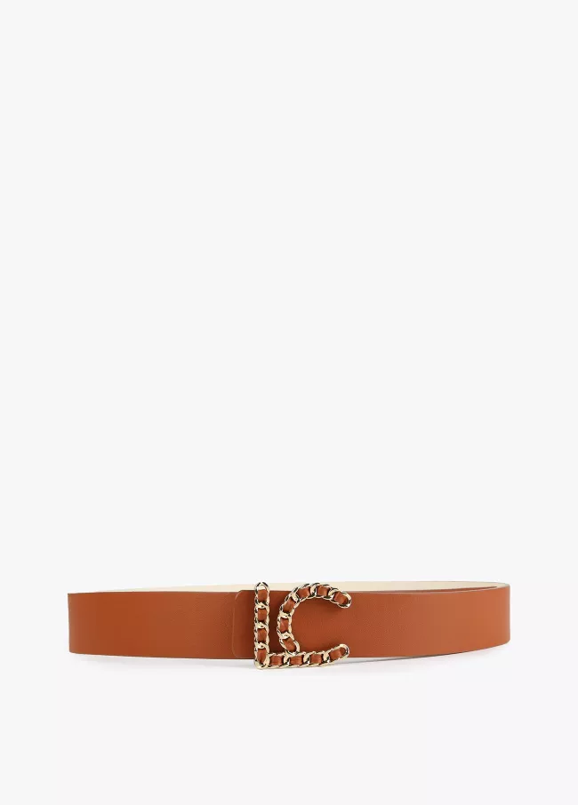 Ceinture boucle LC tressée