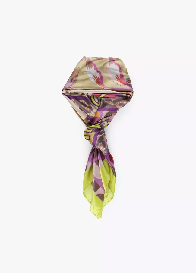 Wildflower print scarf