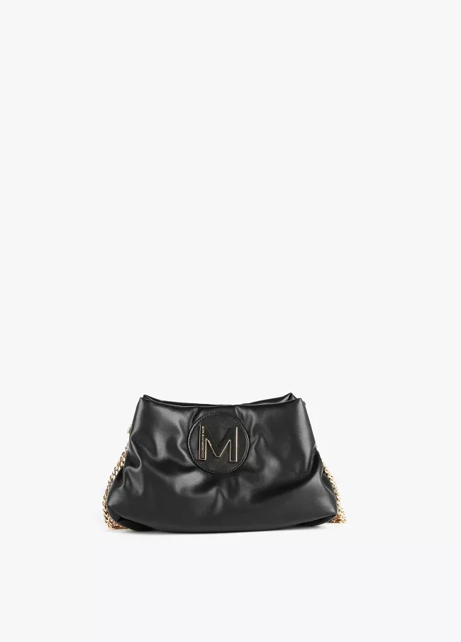 Bolso mini de hombro acolchado ecopiel