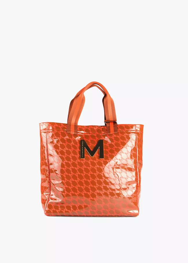 Shopper charol estampado