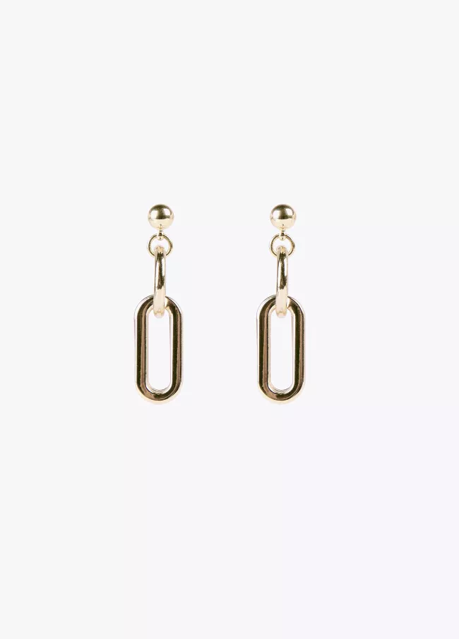 Double link earrings