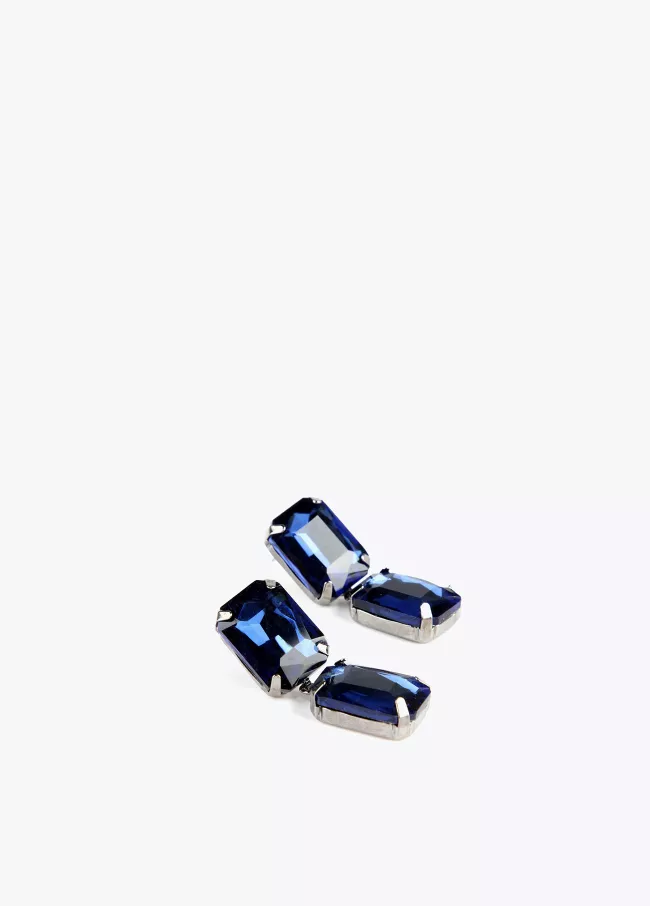 Crystal charms earrings