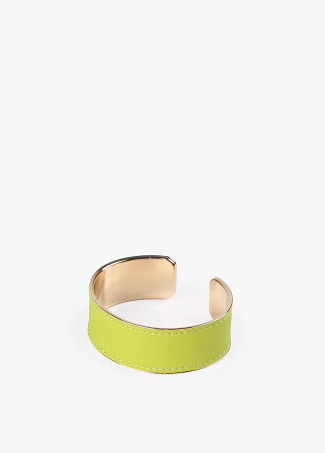 Pulsera tejido efecto piel