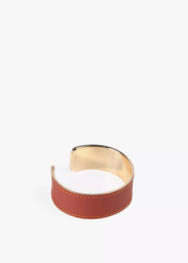 Pulsera tejido efecto piel