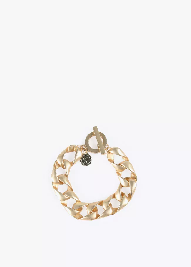 Mattgoldfarbenes Armband