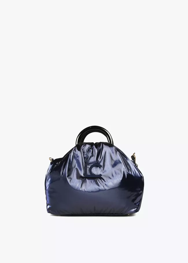 Round handle crossbody bag