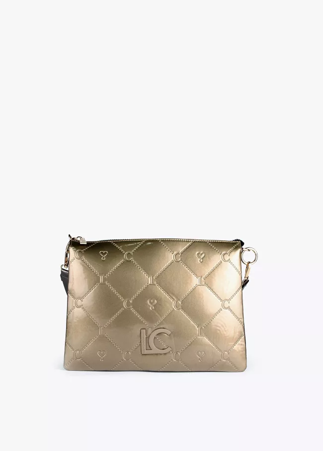 Patent leather crossbody bag