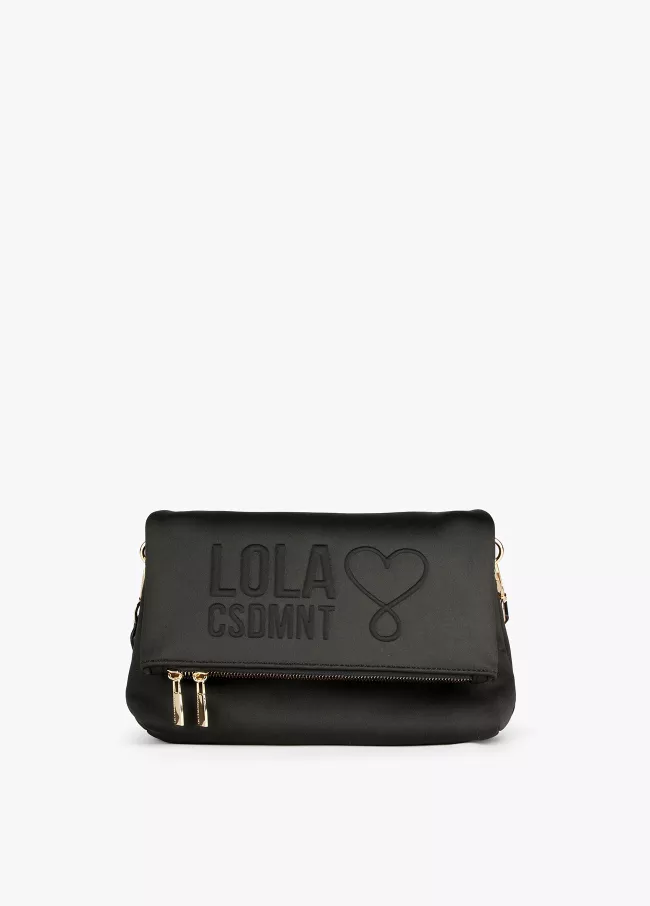 Neoprene crossbody bag with logo