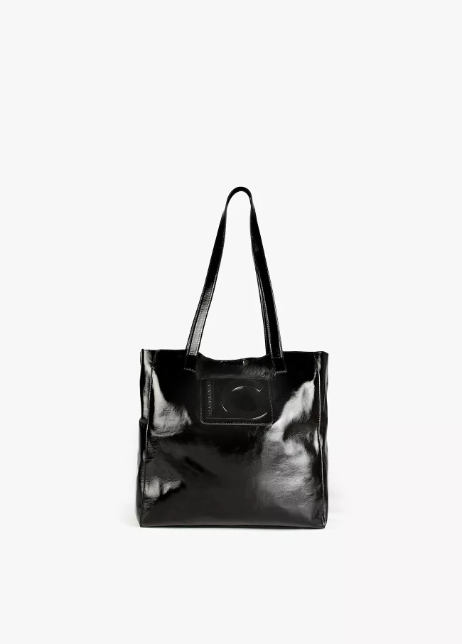 Tote bag efeito pele