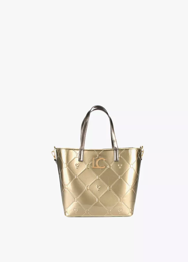 Mini sac cabas verni