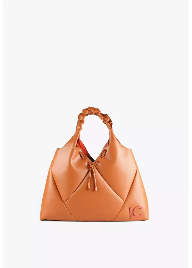 Mini sac cabas anse froissée