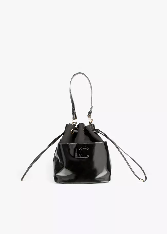 Sac bonbonnière deux tissus