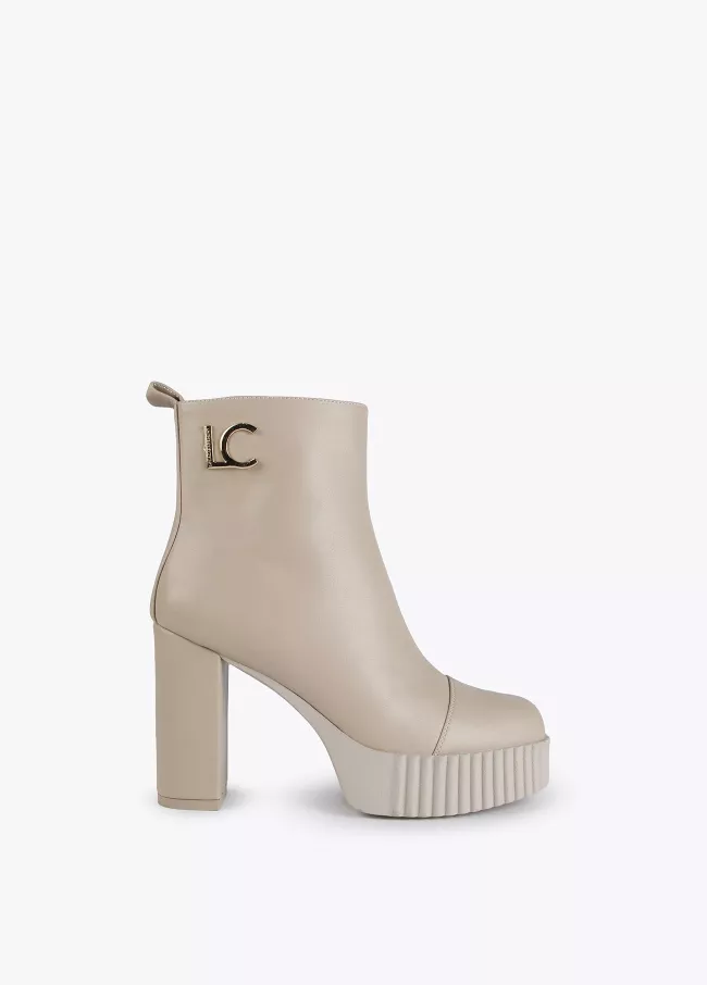 Bottines à plateforme et talon
