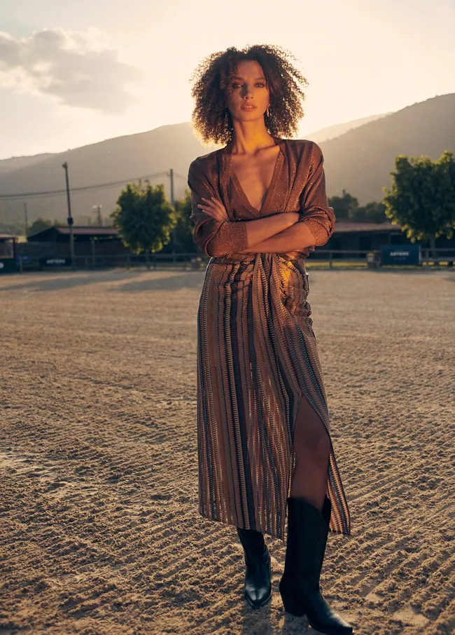 Falda jaquard