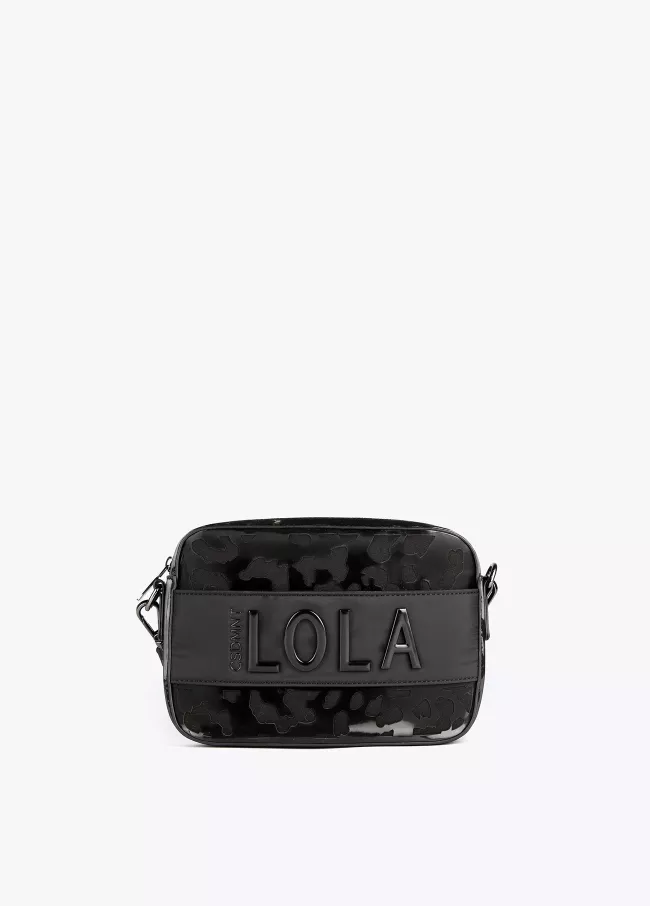 Animal print crossbody bag