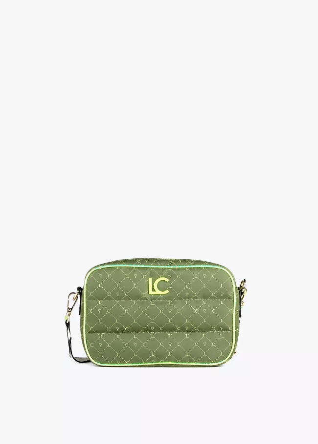 Monogrammed crossbody bag