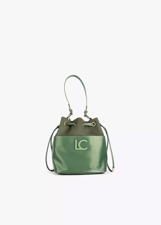 Sac bonbonnière deux tissus