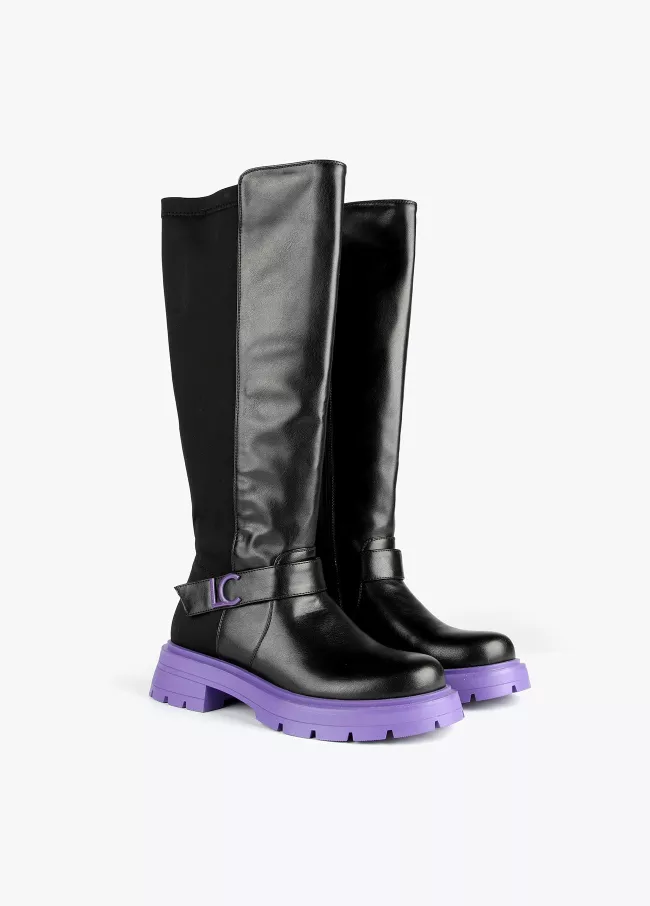 Bottes semelle colorée