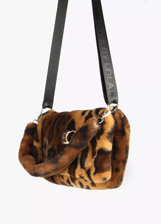 Fur crossbody bag
