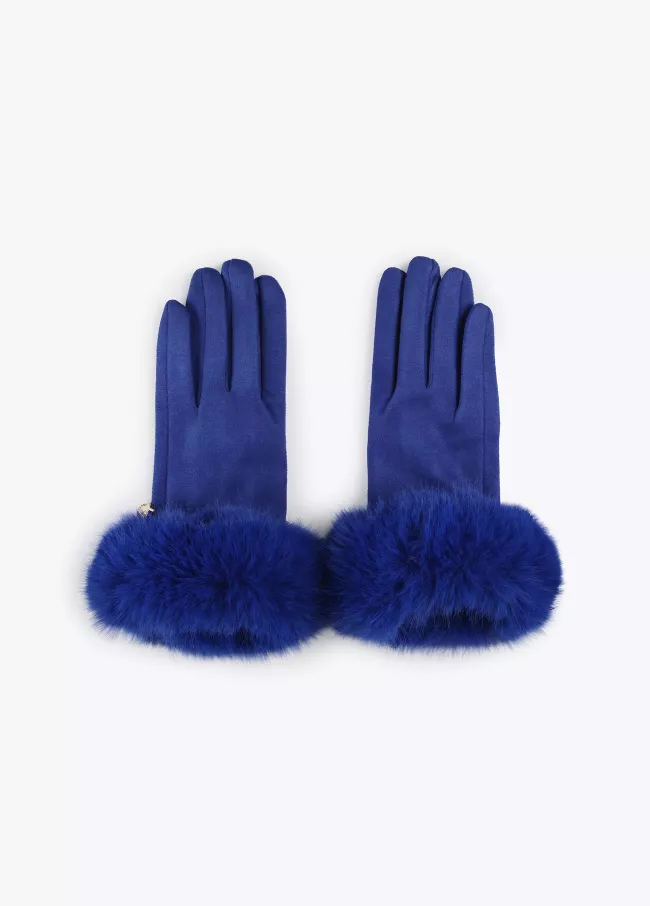 Guantes muñeca pelo