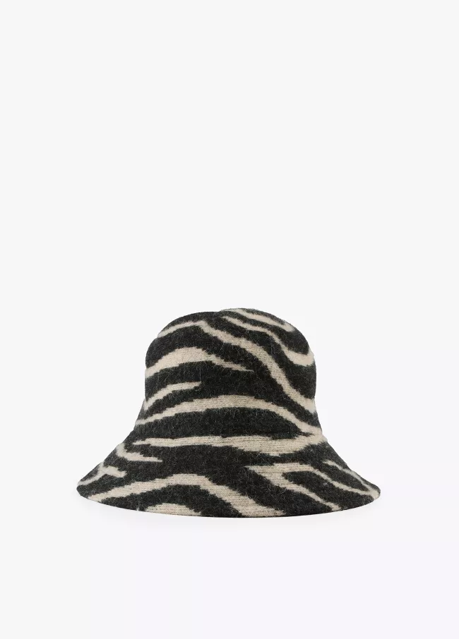 Gorro print zebra