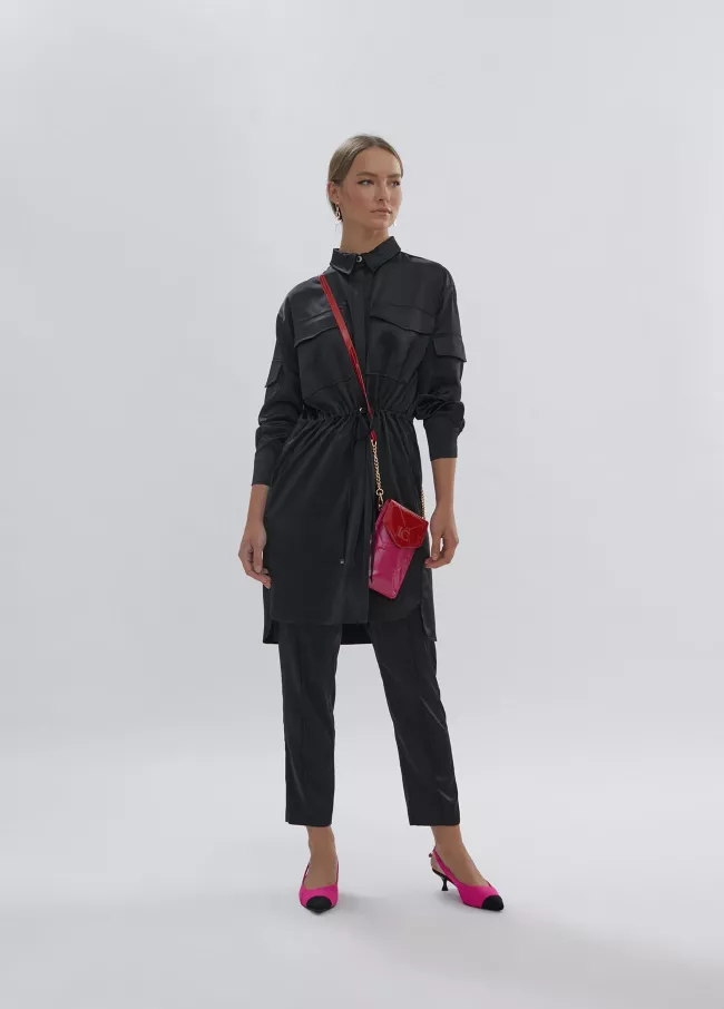 Vestido acetinado