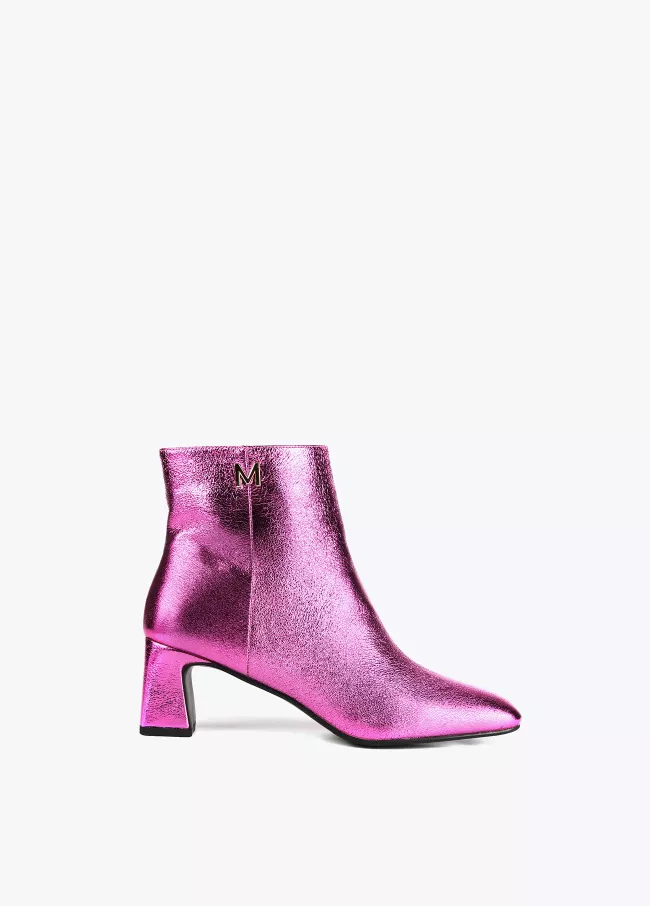 Bottines métallisées