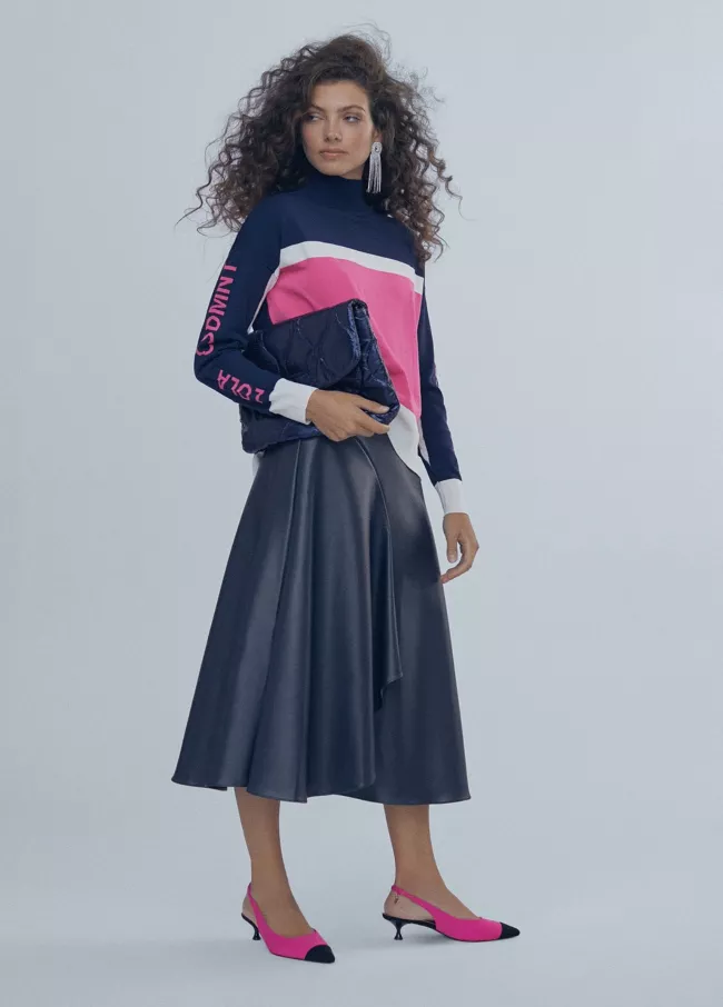 Camisola bicolor