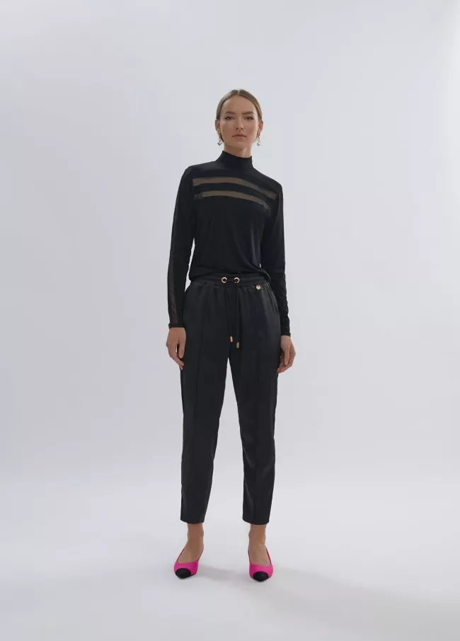 Jogger basique satiné
