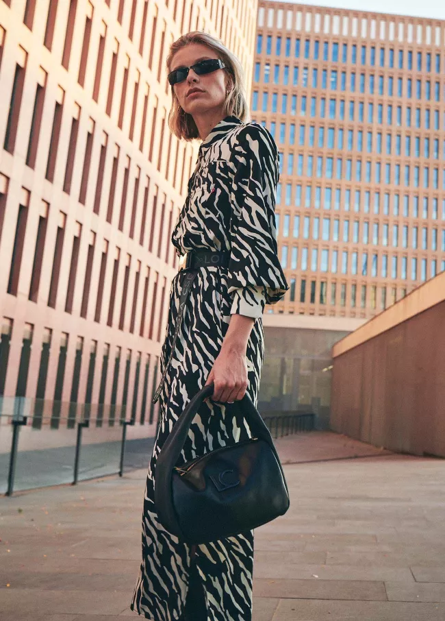 Robe à imprimé zébré
