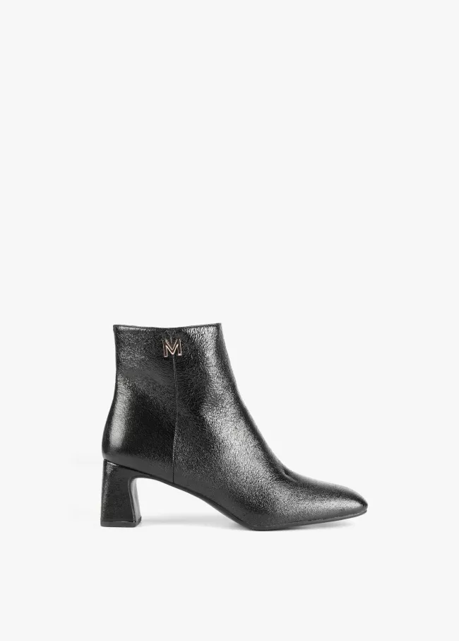 Bottines métallisées