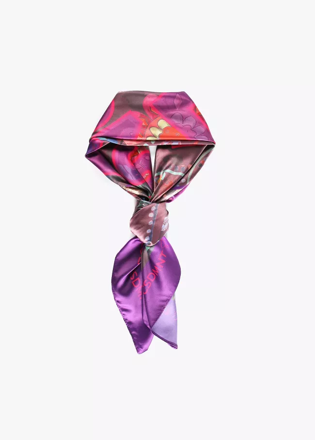 Pañuelo estampado tipo cachemire