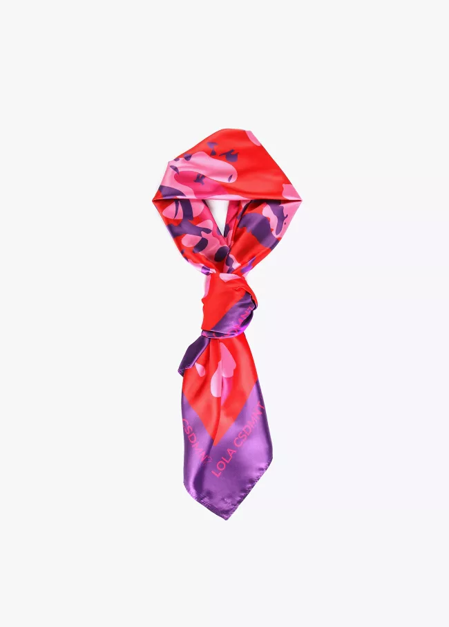 Foulard visage léopard