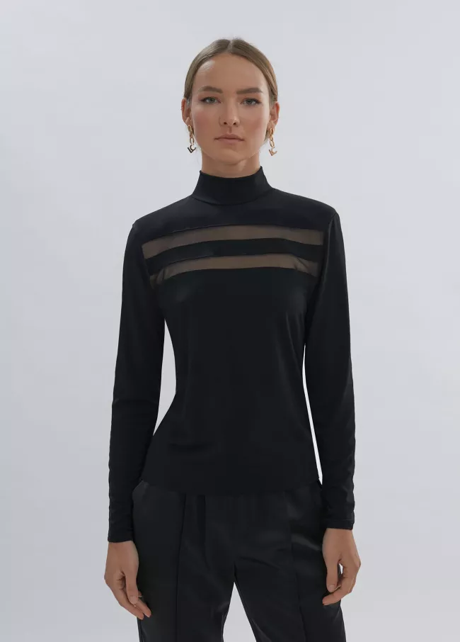 T-shirt détail épaulettes