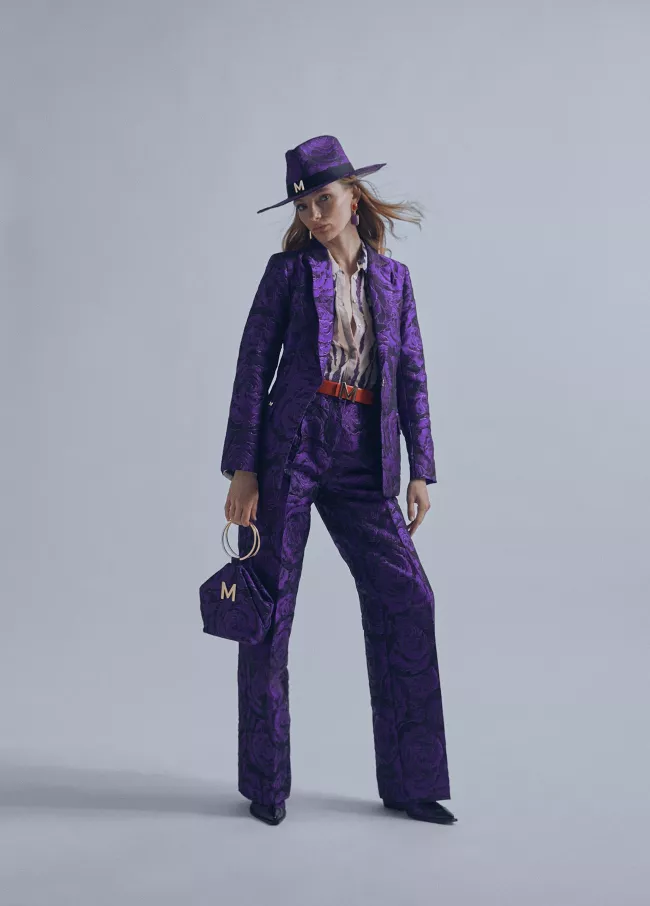 Pantalon jacquard