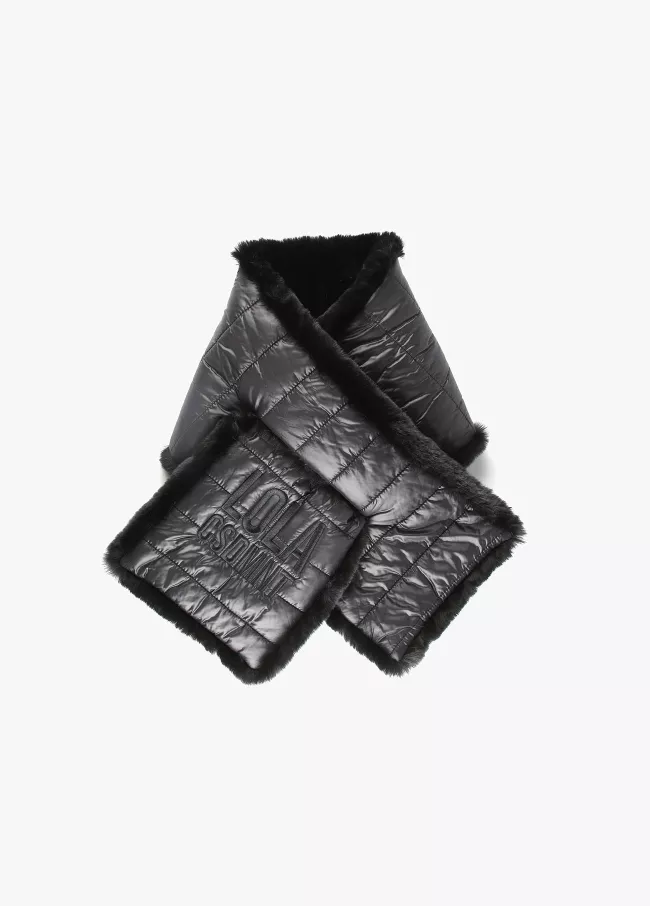Cuello pelo y nylon