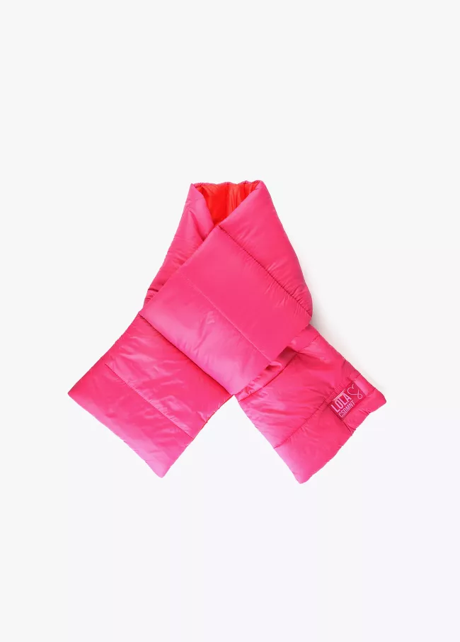 Two-tone padded snood