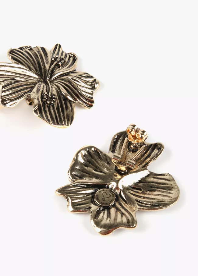 Pendientes de flores